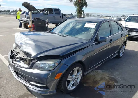 2011 Mercedes-Benz C 300 Sport from USA, damaged, VIN WDDGF5EB0BR136055